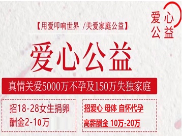 王益捐卵助孕生子 爱心志愿者招募